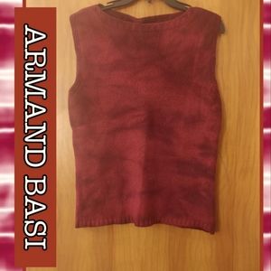 ARMAND BASI SLEEVELESS SWEATER